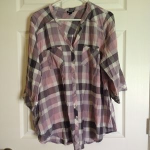 Torrid plaid shirt
